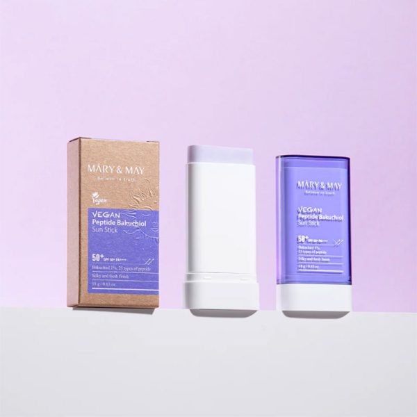 Mary & May Vegan Peptide Bakuchiol Sun Stick SPF50+ PA++++ 18g