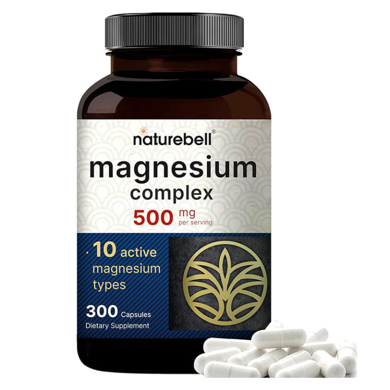 NatureBell Magnesium Complex 500mg - 300 Capsules