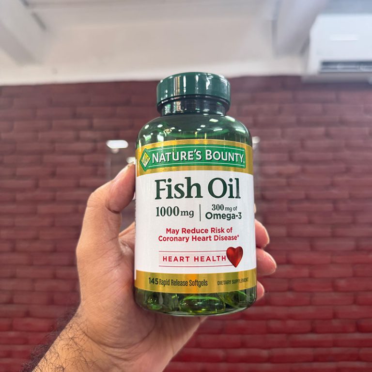 Nature’s Bounty Fish Oil 1000 mg With Omega 3 – 145 Softgels