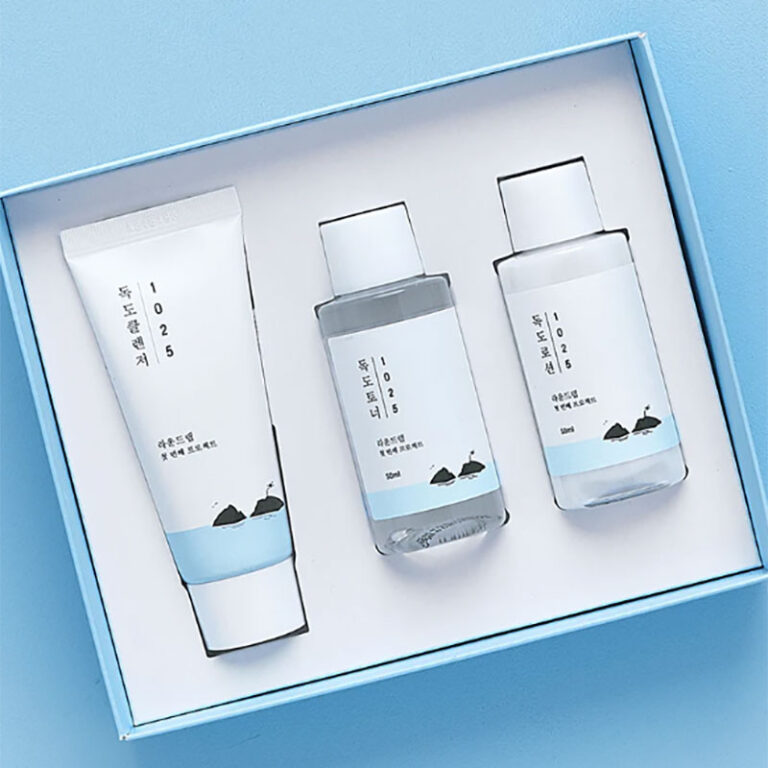 ROUND LAB On The Go Kit (Cleanser 40ml + Toner 50ml + Lotion 50ml)