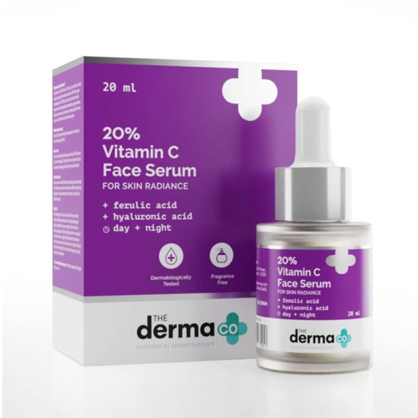 The Derma Co 20% Vitamin C Face Serum with 5% Niacinamide & Hyaluronic Acid - 20ml