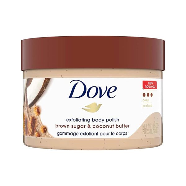 DOVE Exfoliating Body Polish Brown Sugar & Coconut Butter - 298gm