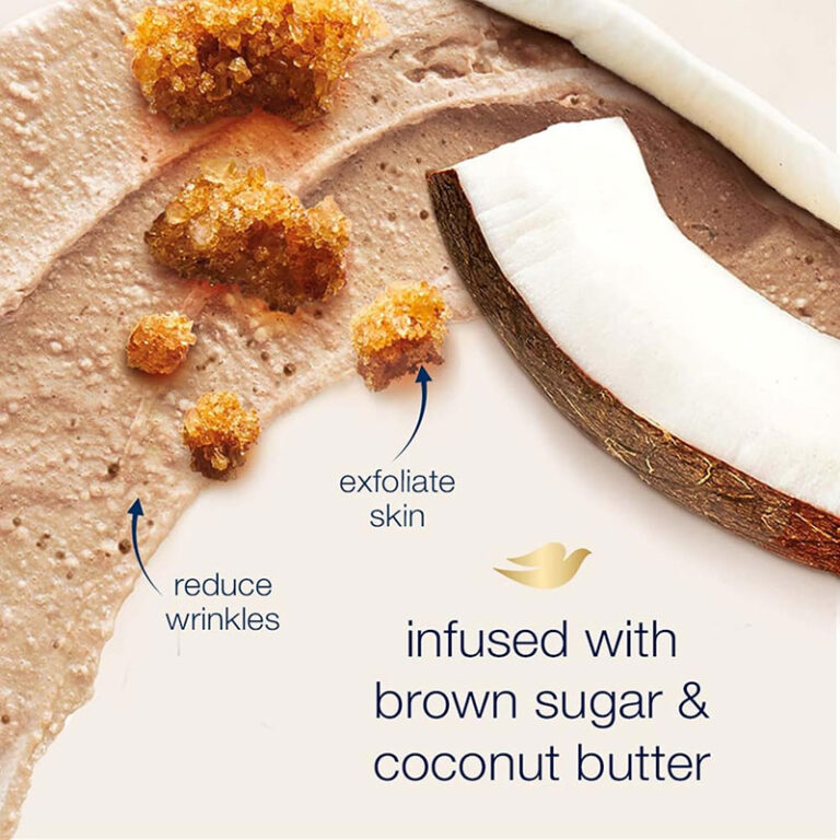DOVE Exfoliating Body Polish Brown Sugar & Coconut Butter - 298gm