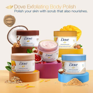 DOVE Exfoliating Body Polish Brown Sugar & Coconut Butter - 298gm