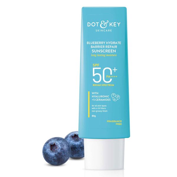 Dot & Key Blueberry Hydrate Barrier Repair Sunscreen SPF 50+ PA++++ 80g