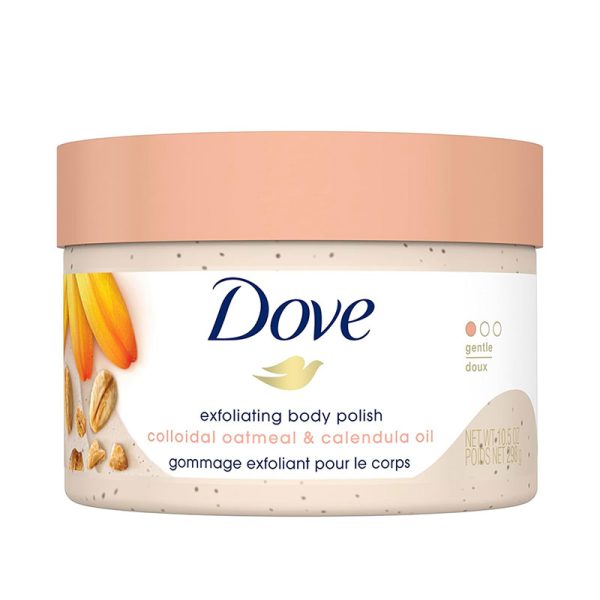 Dove Exfoliating Body Polish Colloidal Oatmeal & Calendula Oil - 298gm