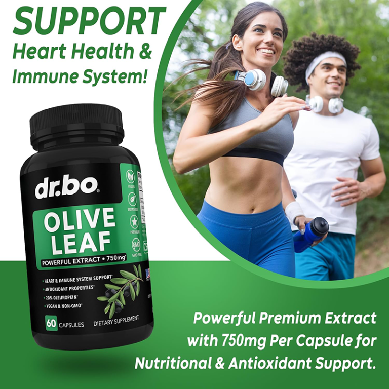 Dr.bo Olive Leaf Extract 750mg - 60 Capsules