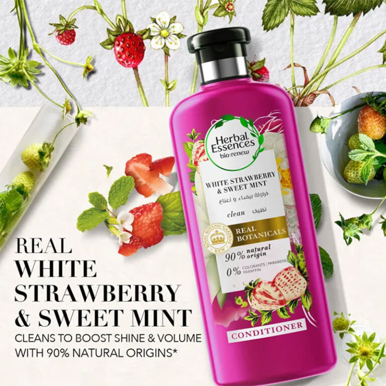 Herbal Essences bio renew White Strawberry & Sweet Mint conditioner - 400ml