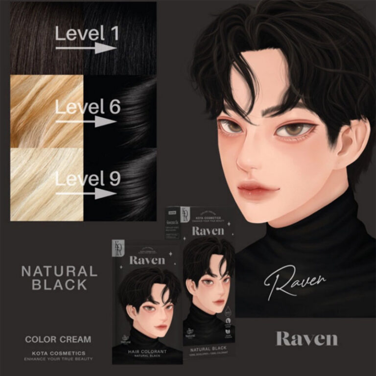 Kota Cosmetics Hair Color Cream – Raven