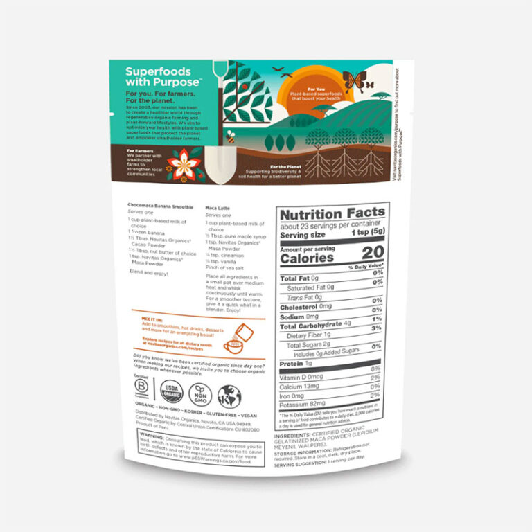 Navitas ORGANIC Maca Powder - 113gm