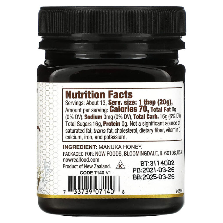 Now Foods Manuka Honey - 250gm