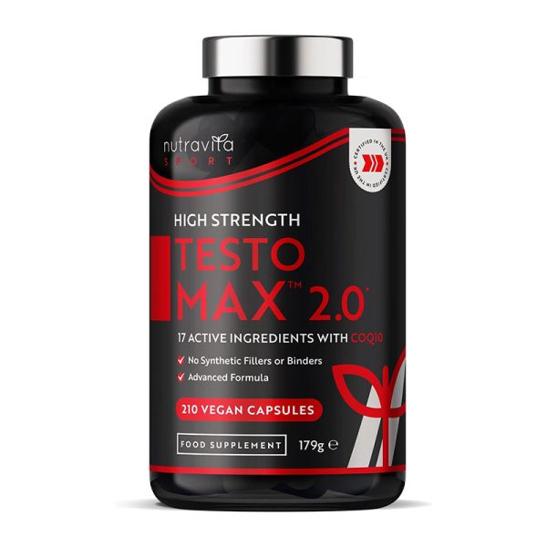 Nutravita TESTOMAX 2.0 for Men - 210 Vegan Caps