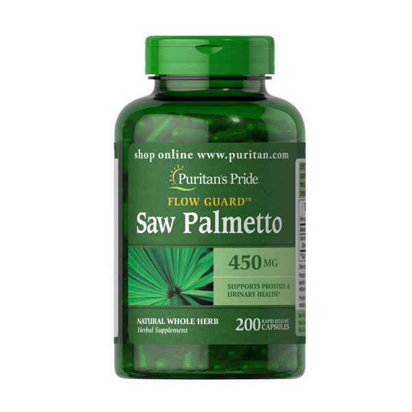 Puritan's Pride Saw Palmetto 450mg - 200 Softgels