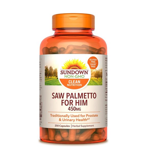 Sundown Saw Palmetto For Him - 250 Capsules