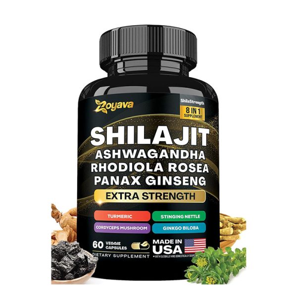 Zoyava Shilajit Ashwagandha Panax Ginseng - 60 Capsule