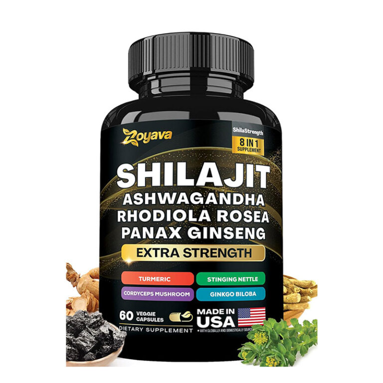 Zoyava Shilajit Ashwagandha Panax Ginseng - 60 Capsule