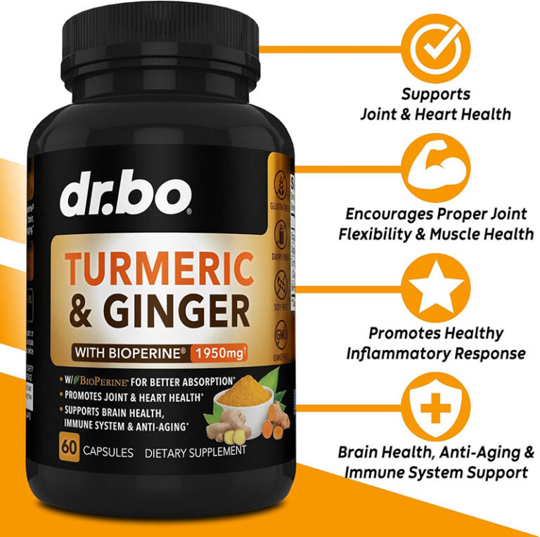 dr.bo Turmeric & Ginger - 60 Capsules