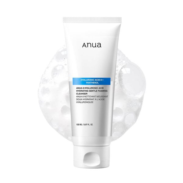 ANUA 8 Hyaluronic Acid Hydrating Gentle Foaming Cleanser - 150ml