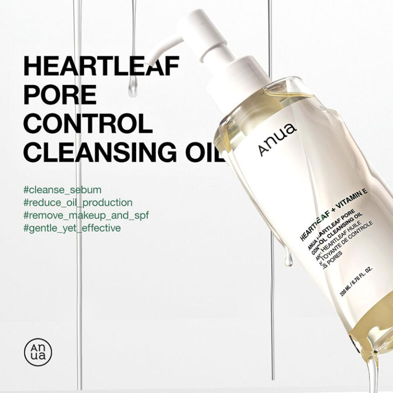 AnuaHeartleaf + Vitamin E Pore Control Cleansing Oil Mild - 200ml