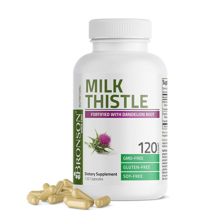 Bronson Milk Thistle 1000mg - 120 Capsules