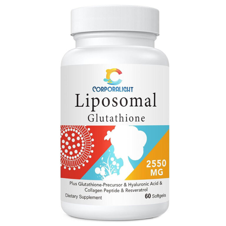 Corporalight Liposomal Glutathione (2550 mg) – 60 softgels