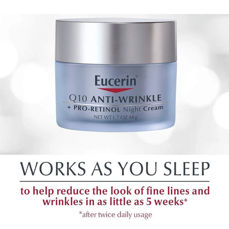 Eucerin Q10 Anti-Wrinkle + Pro-Retinol Night Cream - 48g