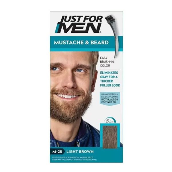 Just for Men Color Gel Mustache & Beard M-25 Light Brown