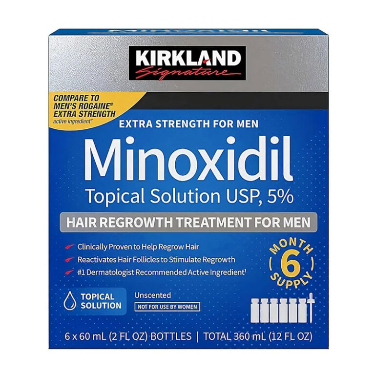 Kirkland Minoxidil 5% Topical Solution - 6 Month Supply