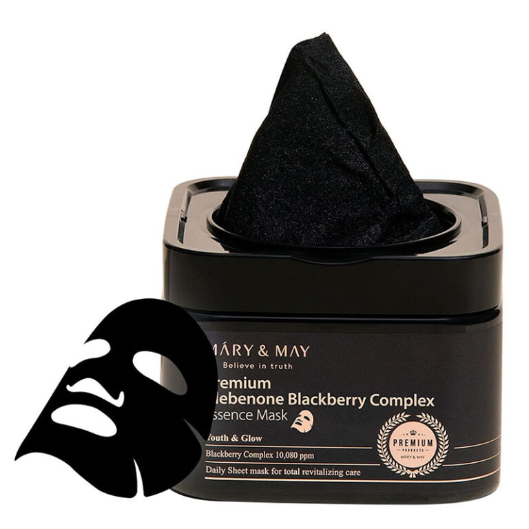 Mary&May Premium Idebenon Blackberry Complex Essence Mask (20EA)