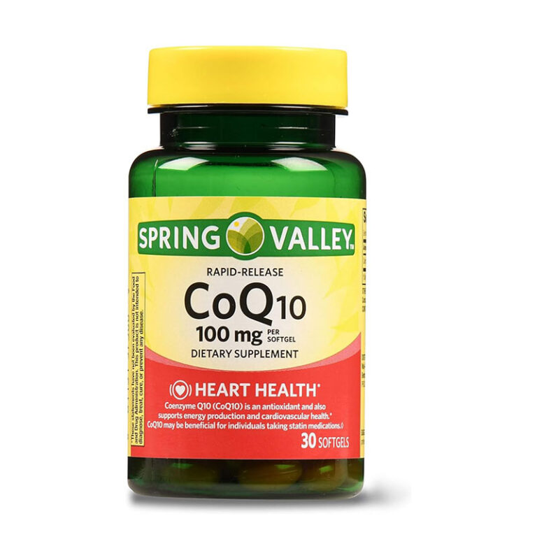 Spring Valley CoQ10 Rapid Release 100mg - 30 Softgels