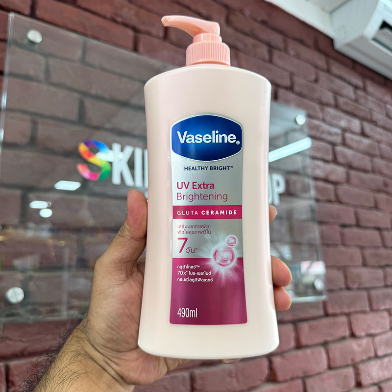 Vaseline Lotion Healthy Bright - 490ml - SKINCARE SHOP