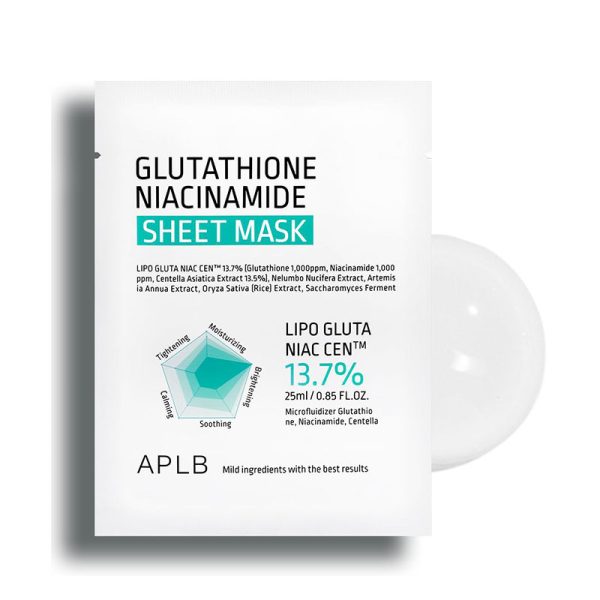 APLB Glutathione Niacinamide Sheet Mask
