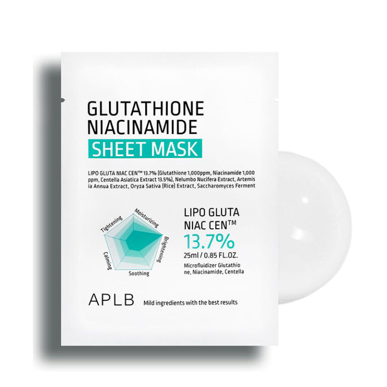 APLB Glutathione Niacinamide Sheet Mask