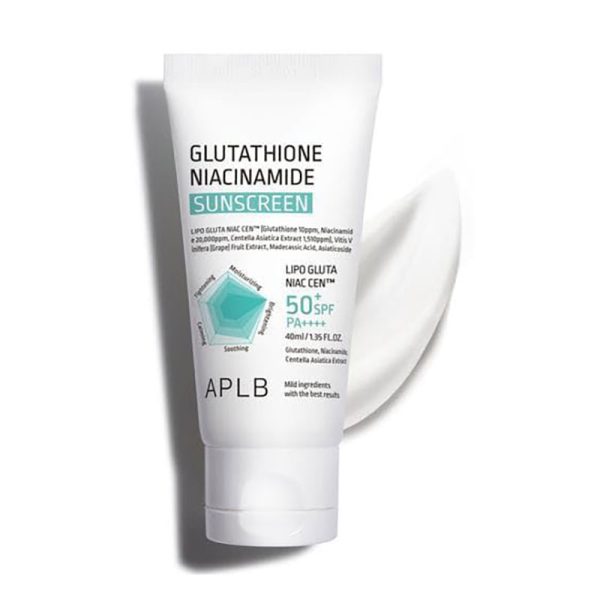 APLB Glutathione Niacinamide Sunscreen SPF50+ PA++++ 40ml