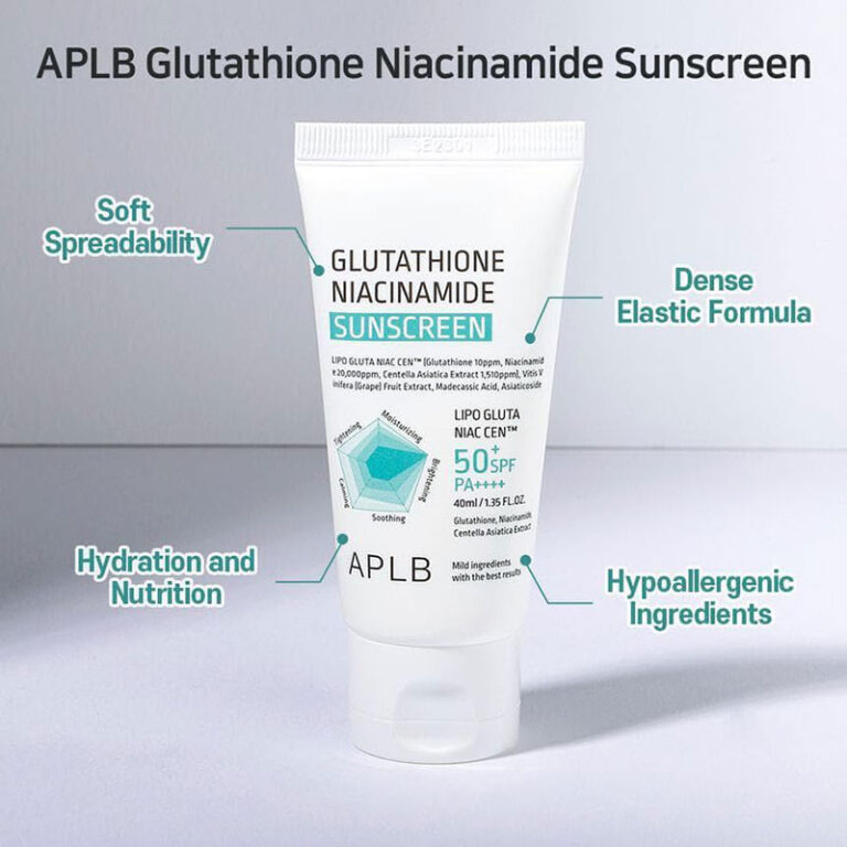 APLB Glutathione Niacinamide Sunscreen SPF50+ PA++++ 40ml