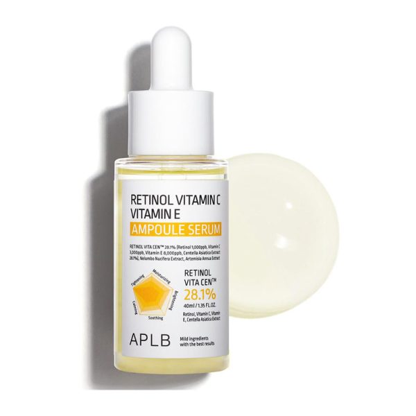 APLB Retinol Vitamin C Vitamin E Ampoule Serum - 40ml
