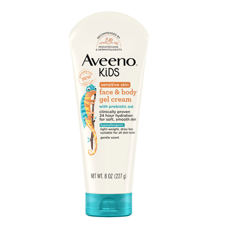 Aveeno Kids Sensitive Skin Face & Body Gel Cream - 227gm