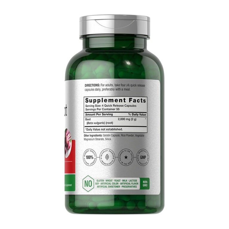 Horbäach Beet Root Capsules 2000mg - 220 Capsule