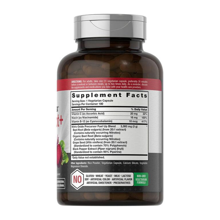 Horbäach Nitric Oxide Beet Root - 180 Capsules