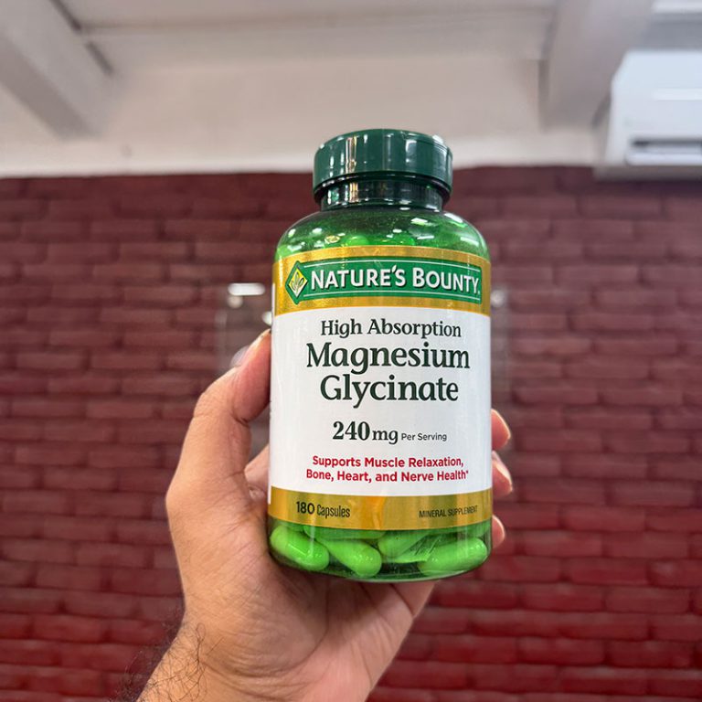 Nature’s Bounty High Absorption Magnesium Glycinate 240mg – 180 Capsules