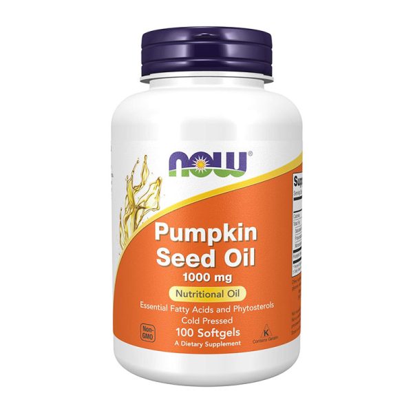 Now Foods Pumpkin Seed Oil 1000 mg - 100 Softgels