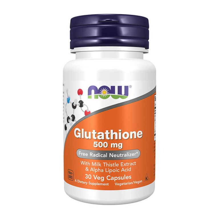 Now Glutathione 500 mg - 30 veg Capsules
