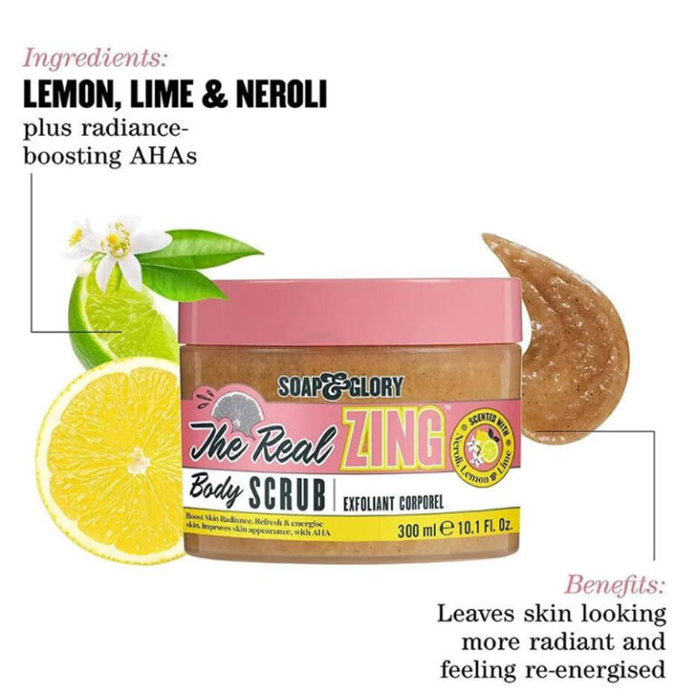 Soap & Glory The Real Zing Body Scrub - 300ml