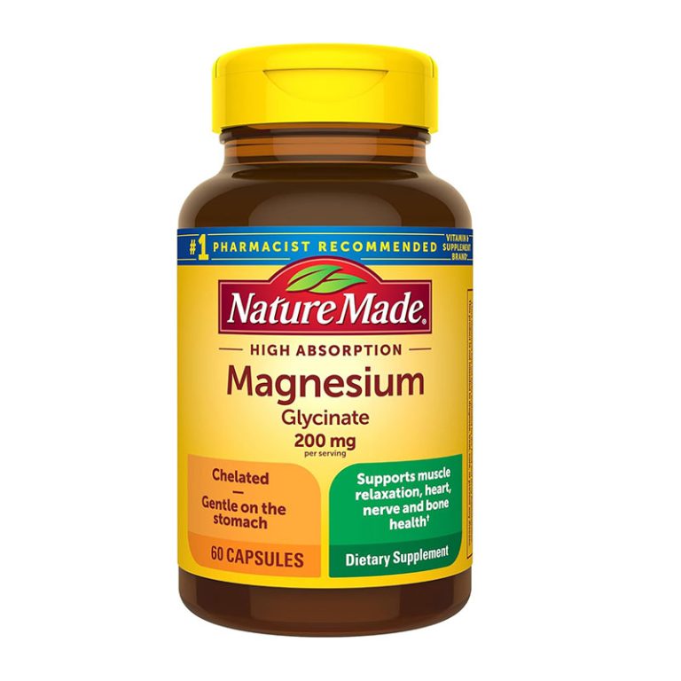 Nature Made Magnesium Glycinate 200mg - 60 Capsules
