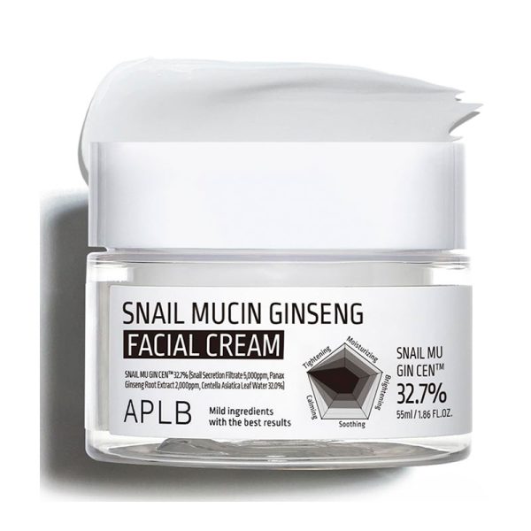 APLB Snail Mucin Ginseng Facial Cream - 55ml