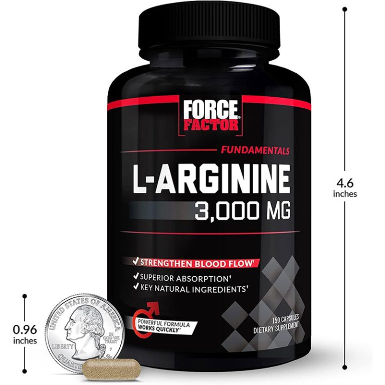 Force Factor L-Arginine 3000mg - 150 Capsules