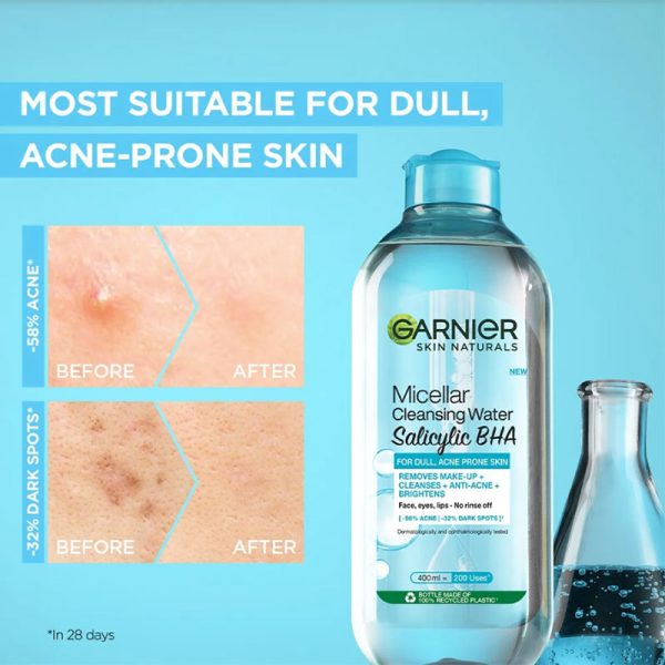 Garnier Skin Naturals Micellar Cleansing Water with Salicylic BHA - 400ml