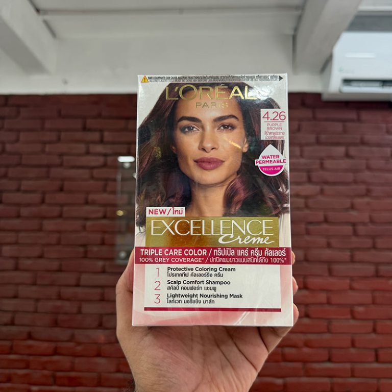 L’Oreal Paris Excellence Creme Permanent Hair Color Purple Brown 4.26