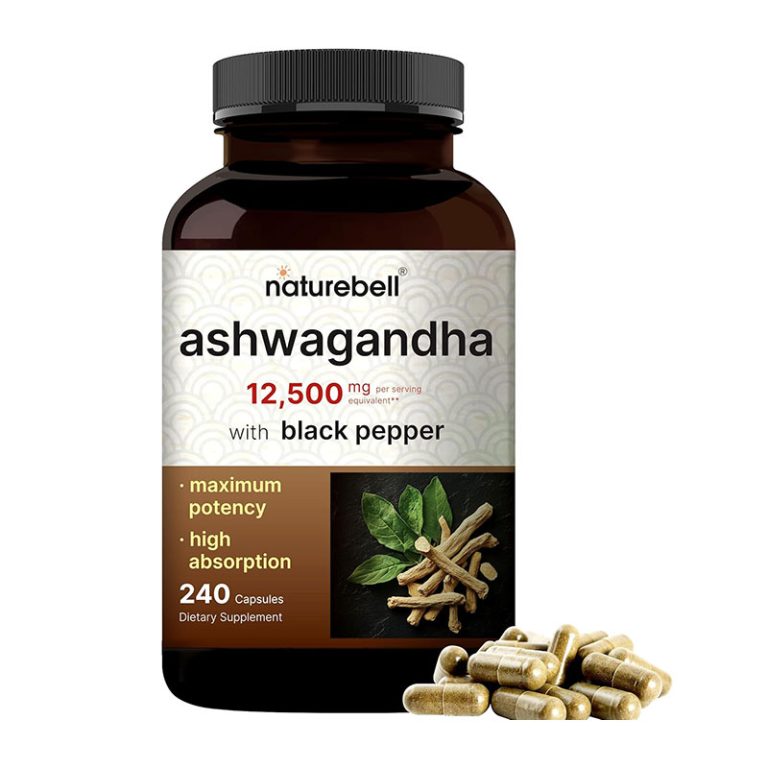 NatureBell Ashwagandha 12500mg - 240 Capsules