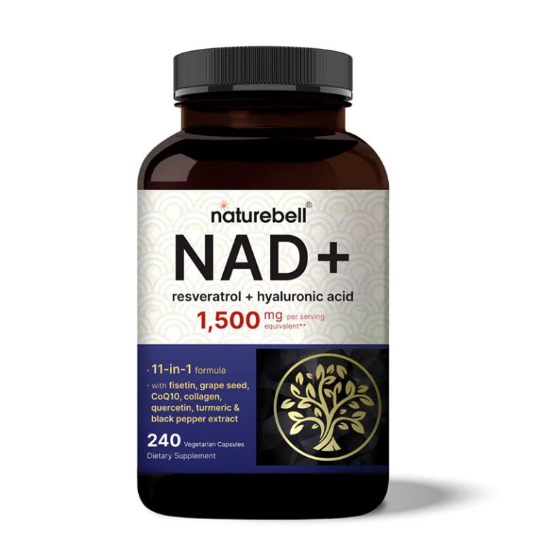 NatureBell NAD+ 1500mg Per Serving - 240 Veggie Capsules